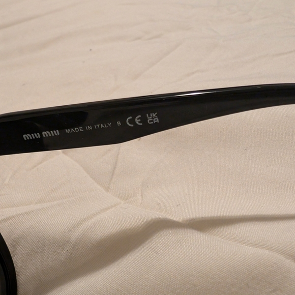 Miu Miu Women's Black Sunglasses - Picture 2 of 9